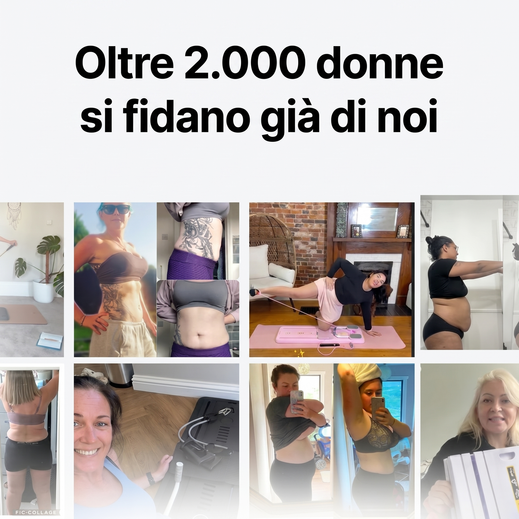 Allenati per te. Condividi il percorso con noi.